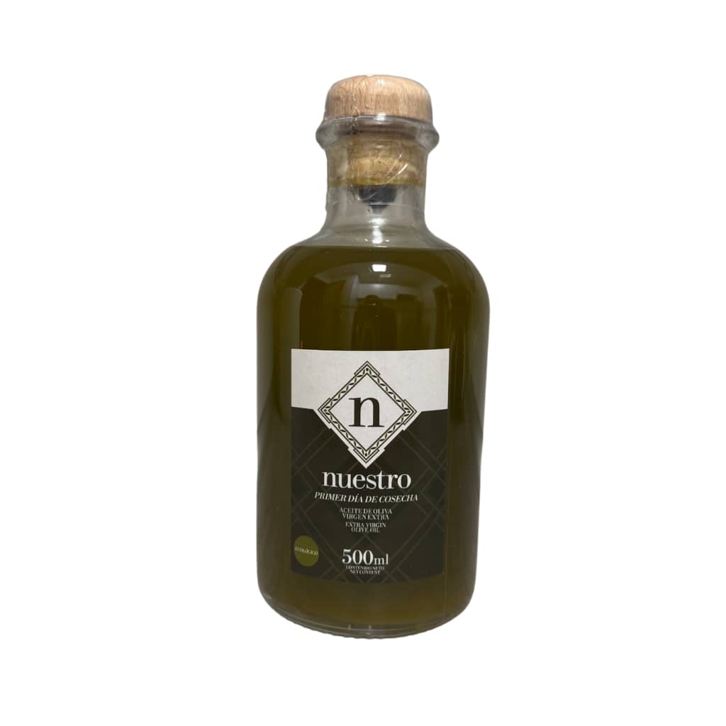 Aceite Virgen Extra 500 ml (Sin Filtrar) Nuestro - Primer día de cosecha
