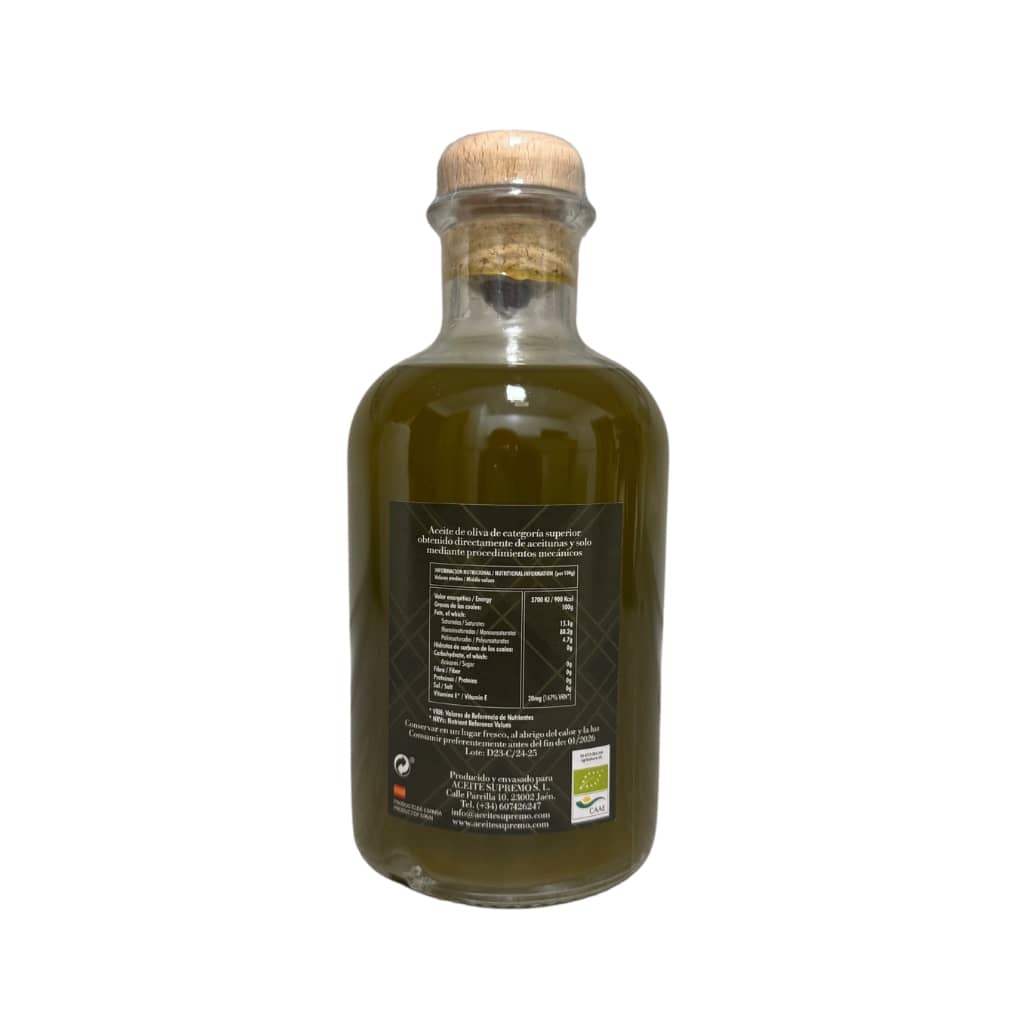 Aceite Virgen Extra 500 ml (Sin Filtrar) Nuestro - Primer día de cosecha