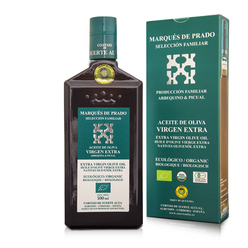 Arbequina Maques del prado 500ML caja carton