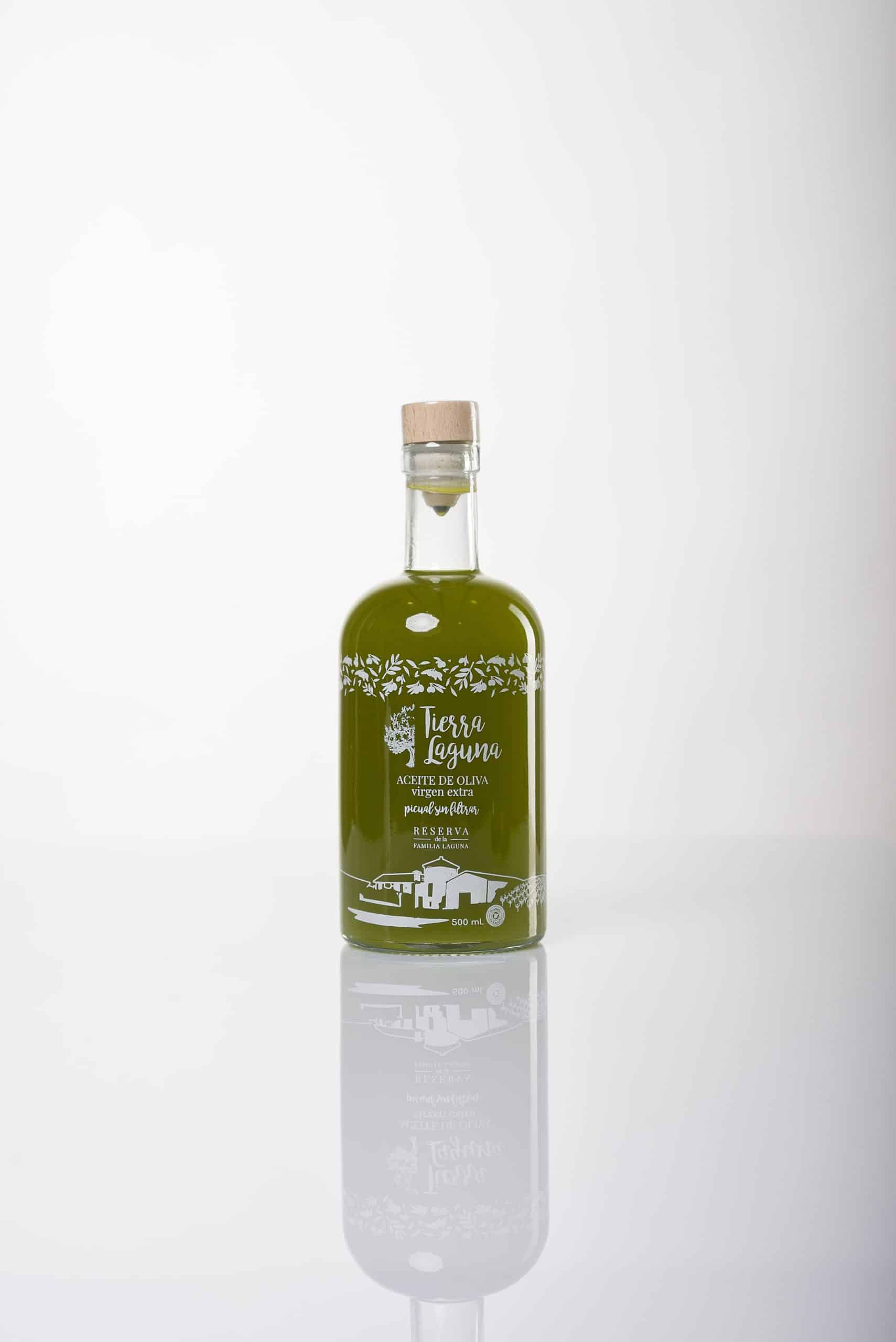 AOVE Sin Filtrar (Fresco) Picual 500 ml - Tierra Laguna (Cosecha 2024/2025)