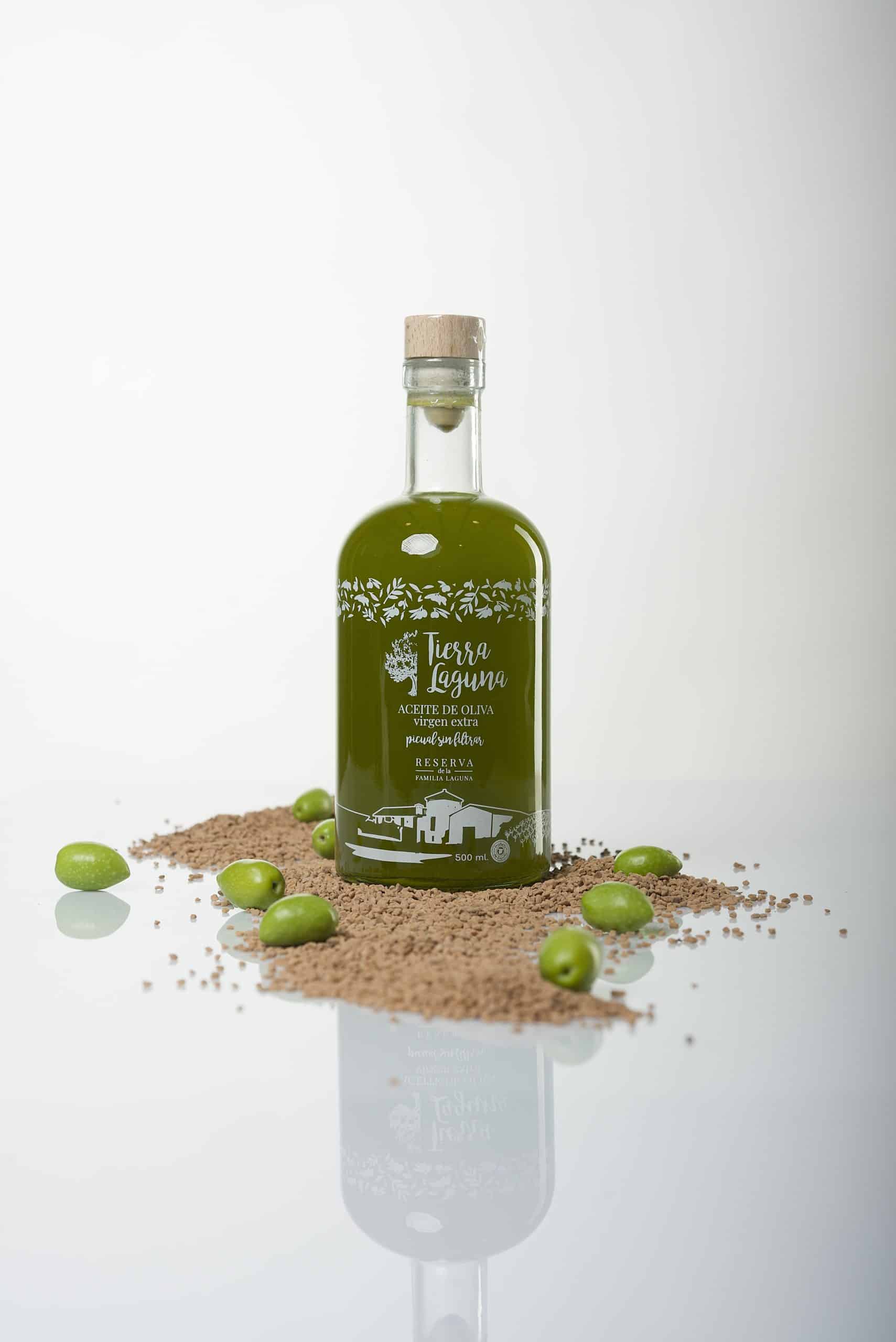 AOVE Sin Filtrar (Fresco) Picual 500 ml - Tierra Laguna (Cosecha 2024/2025)