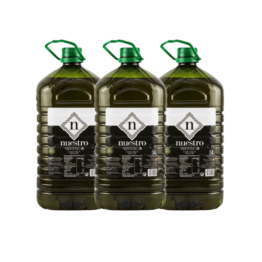 Pack 3 Garrafas 5L Aceite De Oliva Virgen Extra "Nuestro"