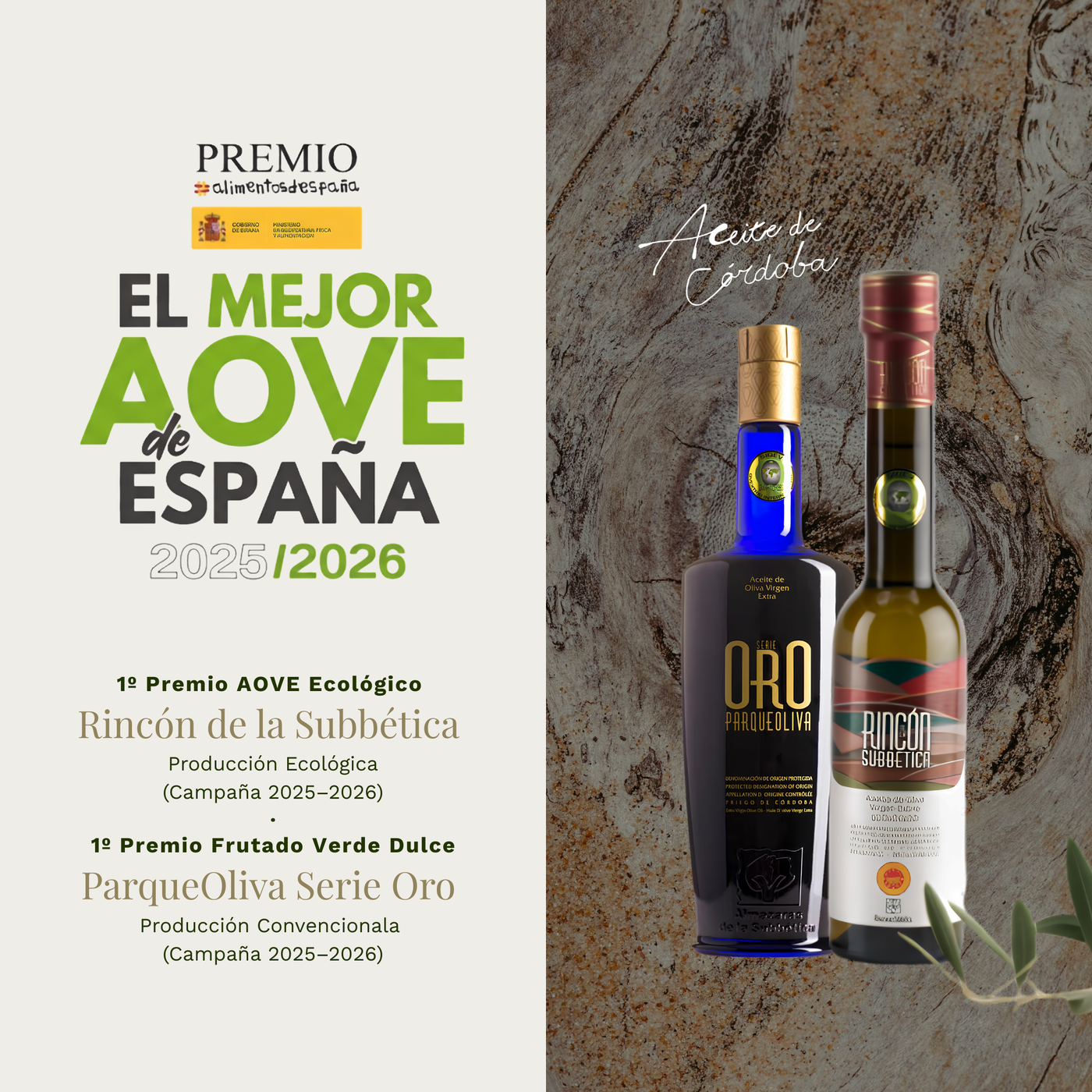 Pack Mejor AOVE de España