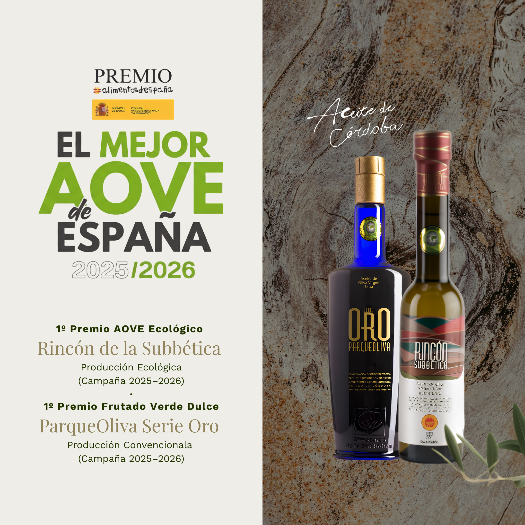 Pack Mejor AOVE de España